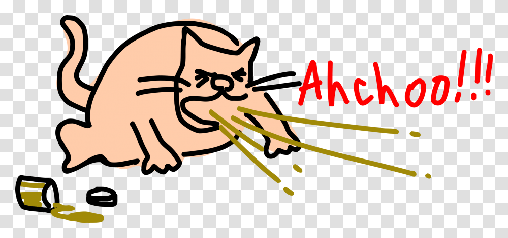 Sneezing Cat Clip Arts Sneezing Clipart Gif, Plant, Slingshot, Food Transparent Png