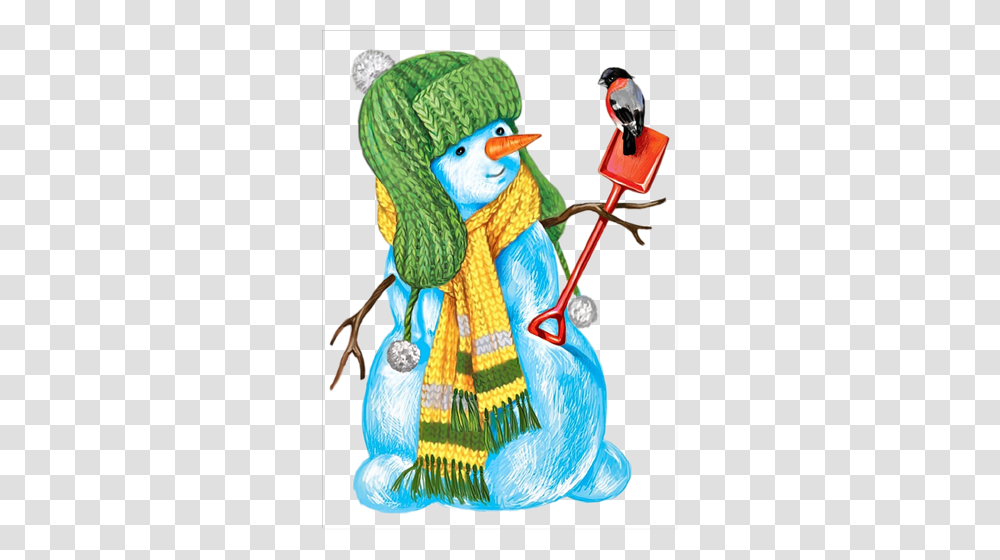 Snegoviki Art Winter Time, Toy, Drawing, Elf, Rattle Transparent Png