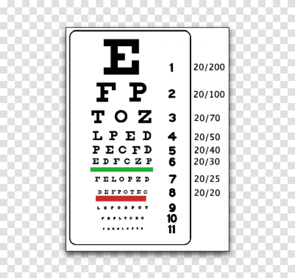Snellen Eye Chart, Number, QR Code Transparent Png