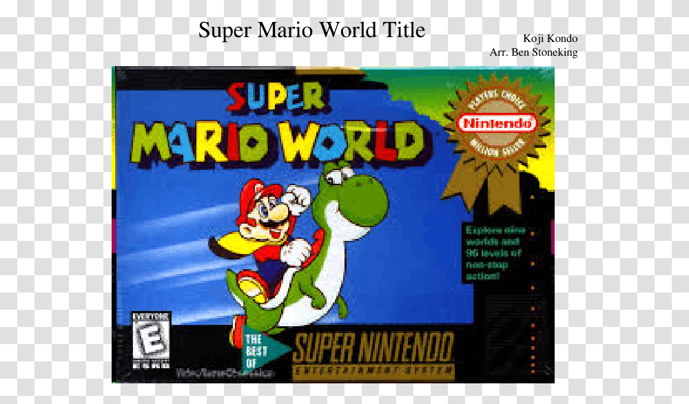 Snes Super Mario World Box Transparent Png