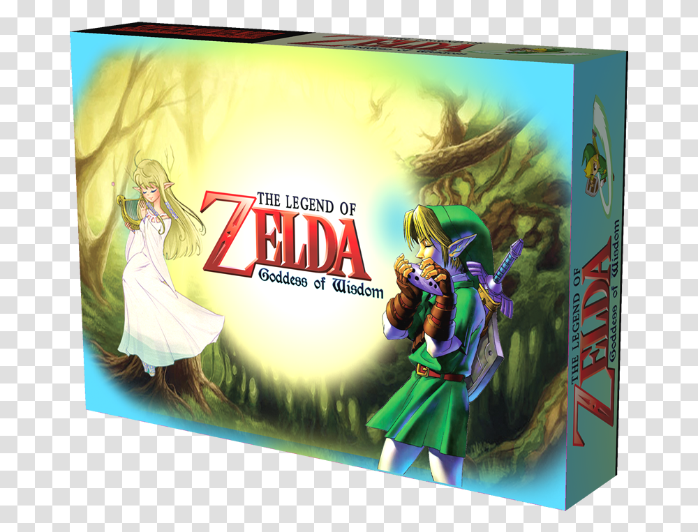 Snes Zelda Goddess Of Wisdom Cover, Poster, Advertisement, Person, Legend Of Zelda Transparent Png