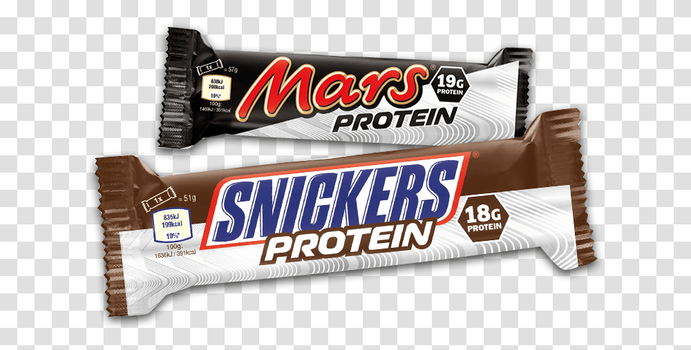 Snicker Mars And Snickers Protein Bars, Food, Candy, Sweets, Confectionery Transparent Png