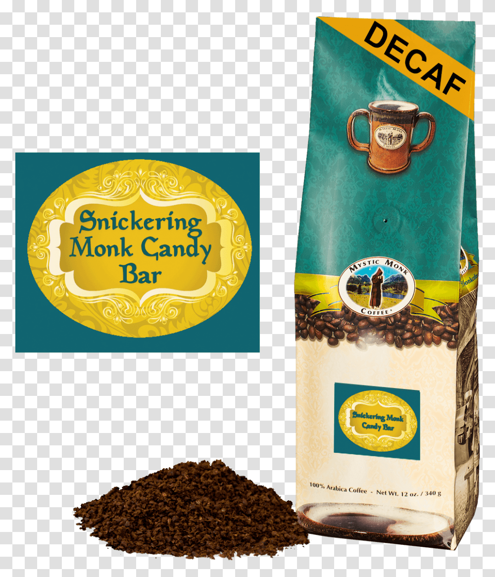 Snickering Monk Candy BarClass Colombian Coffee Bag, Plant, Food, Label Transparent Png