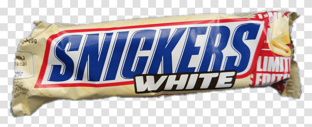 Snickers Chocolate Freetoedit Snickers White, Food, Meal, Candy, Sweets Transparent Png