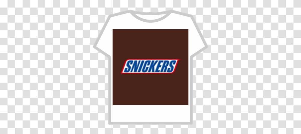 Snickers Snickers, Clothing, Apparel, Shirt, T-Shirt Transparent Png