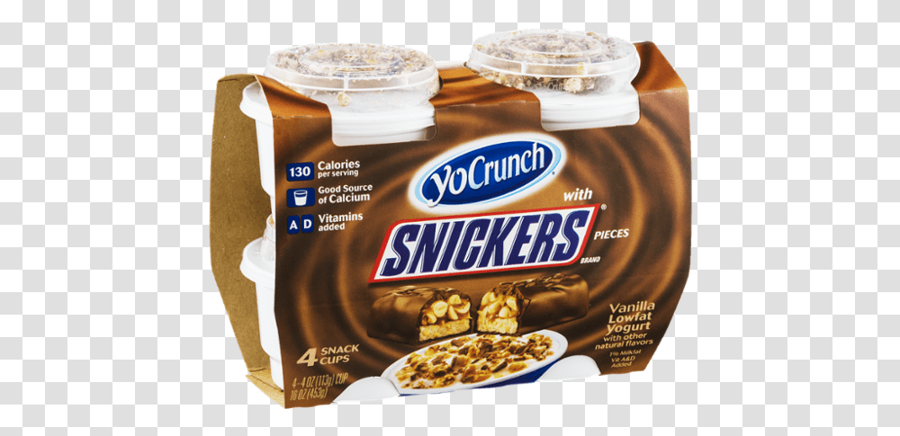 Snickers Yocrunch Yogurt Nutrition Information, Plant, Pizza, Food, Sweets Transparent Png