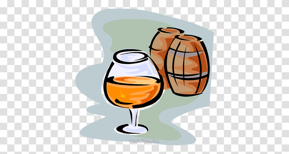 Snifter Of Cognac Royalty Free Vector Clip Art Illustration, Glass, Wine Glass, Alcohol, Beverage Transparent Png