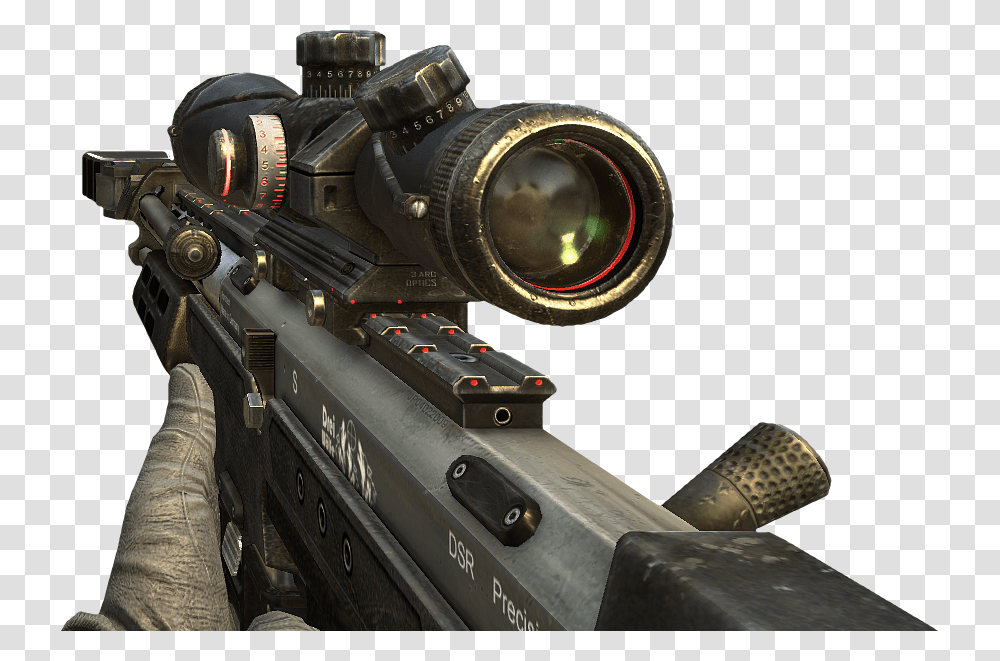 Sniper Cod, Gun, Weapon, Weaponry, Call Of Duty Transparent Png