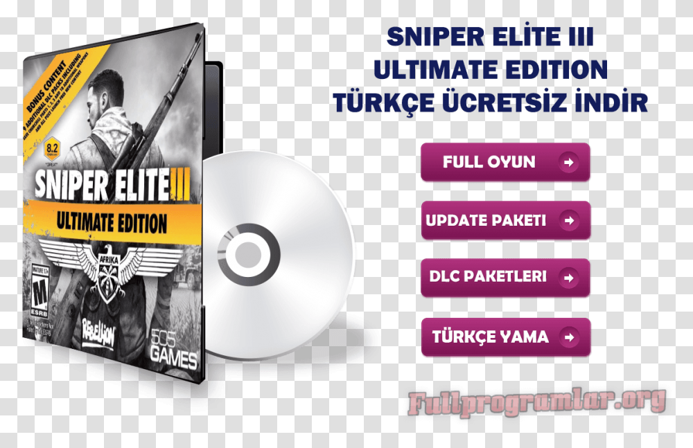 Sniper Elite 3 Downloadable Content, Person, Human, Disk, Dvd Transparent Png