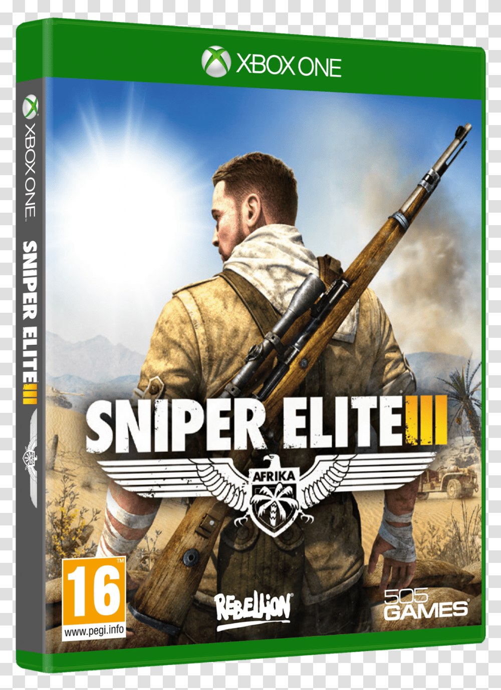 Sniper Elite 3 Ps4 Cover, Poster, Advertisement, Person, Human Transparent Png