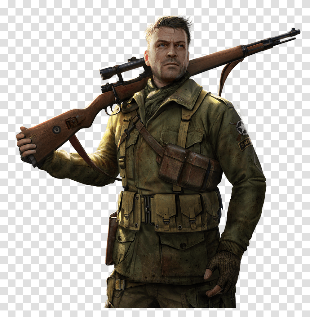 Sniper Elite 4 Karl, Person, Human, Military, Military Uniform Transparent Png