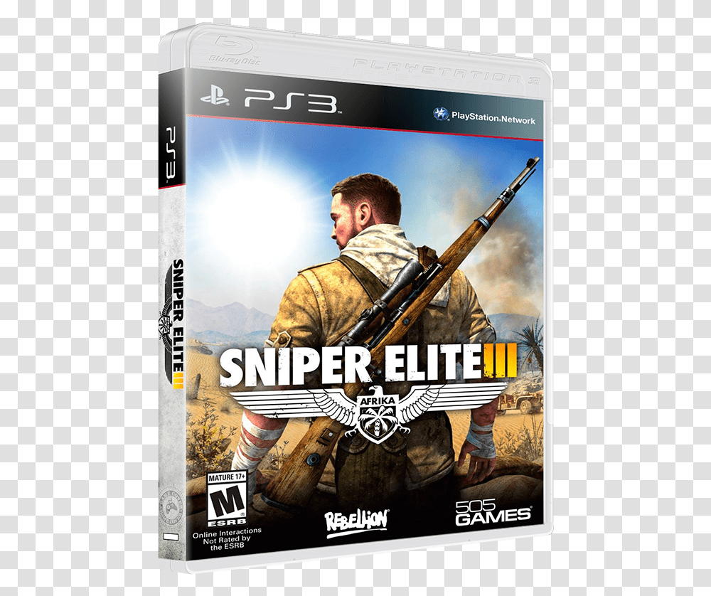 Sniper Elite Iii Xbox, Poster, Advertisement, Person, Angler Transparent Png