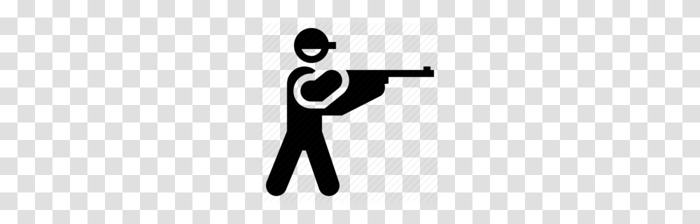 Sniper Gun Clipart, Duel, Silhouette, Sport Transparent Png
