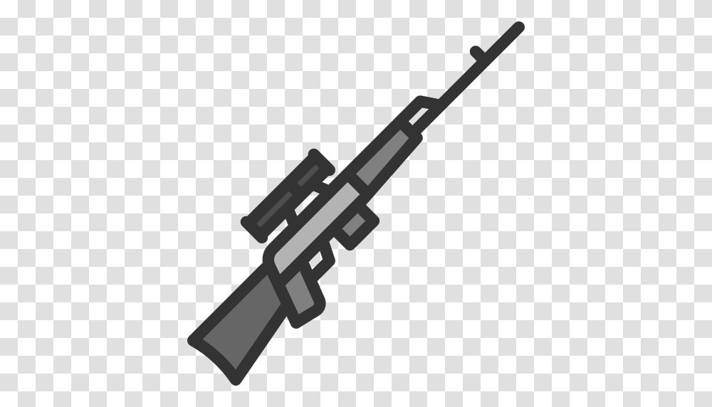 Sniper Icon, Weapon, Weaponry, Silhouette, Arrow Transparent Png