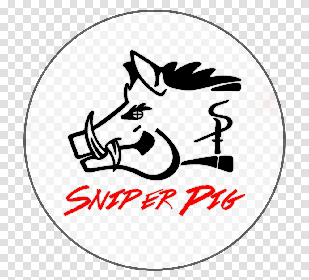 Sniper Pig Decal, Label, Sticker, Logo Transparent Png