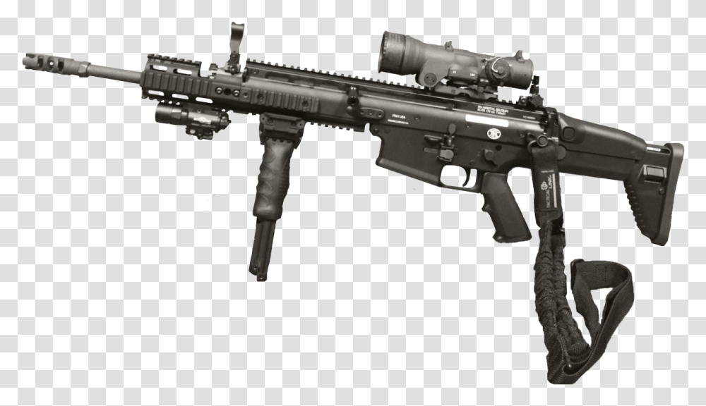 Sniper Riffle Image Purepng Free Cc0 Fn Scar 17 Elcan Specterdr, Gun, Weapon, Weaponry, Rifle Transparent Png