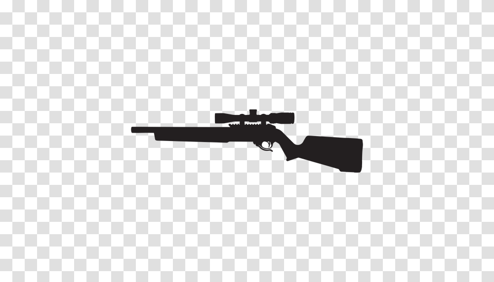 Sniper Rifle Grey Silhouette, Gun, Weapon, Weaponry Transparent Png