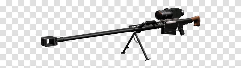 Sniper Rifle Image With Sniper Rifle, Gun, Weapon, Weaponry, Tripod Transparent Png