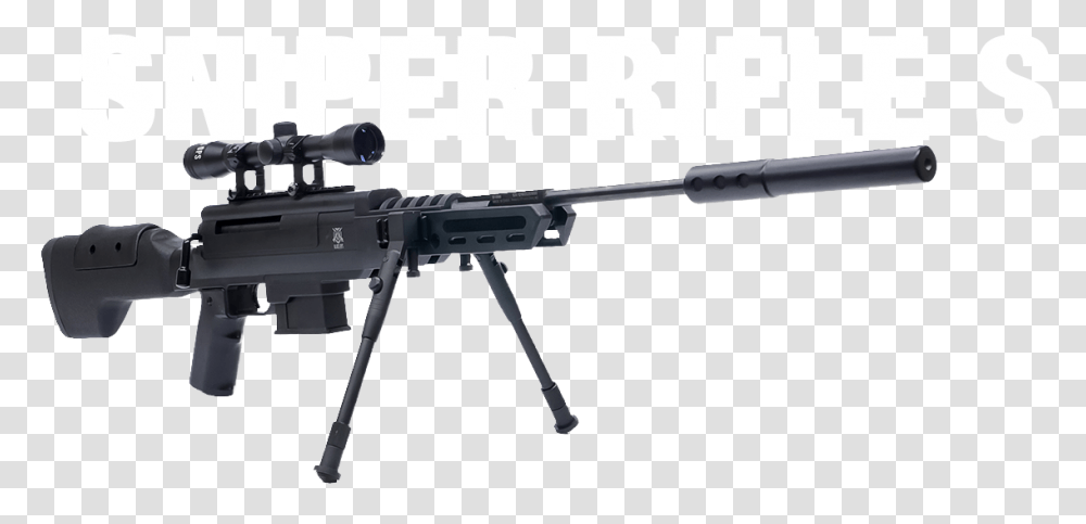 Sniper Rifle S Sniper Airsoft Rifle, Gun, Weapon, Weaponry, Machine Gun Transparent Png