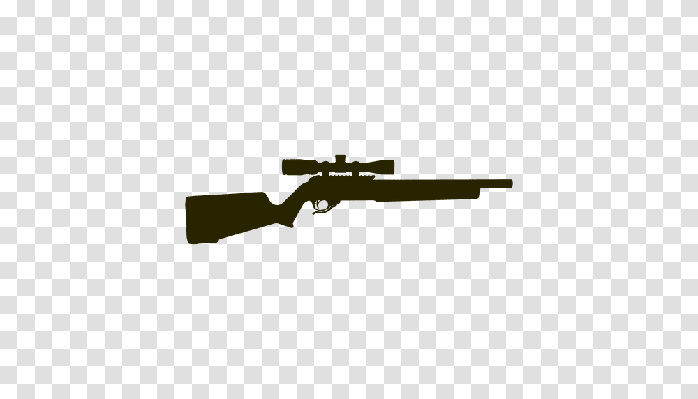 Sniper Rifle Silhouette, Gun, Weapon, Weaponry, Machine Gun Transparent Png