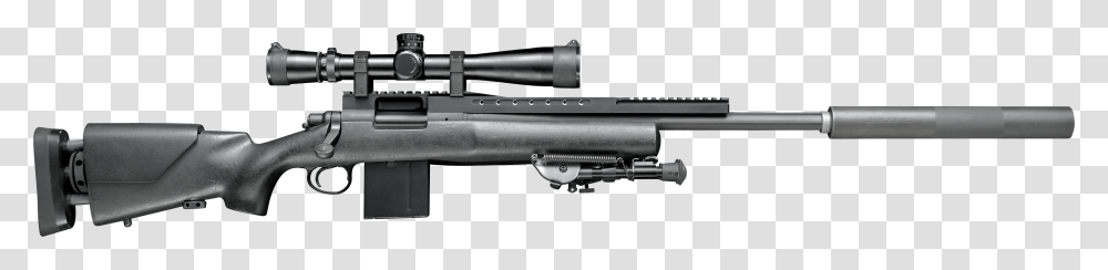 Sniper Rifle, Weapon, Gun, Weaponry, Shotgun Transparent Png