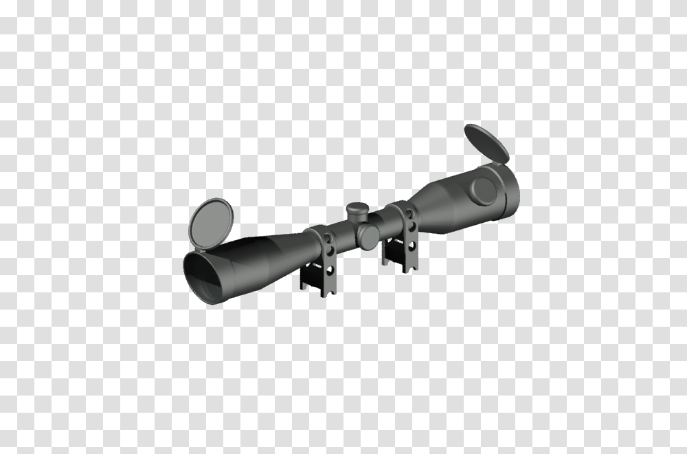 Sniper Scope Cad Model Library Grabcad, Weapon, Weaponry, Cannon, Bomb Transparent Png