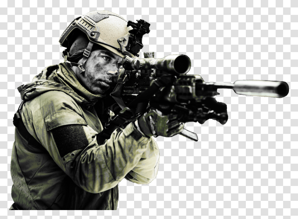 Sniper Sharp Sniper, Person, Human, Soldier, Military Uniform Transparent Png
