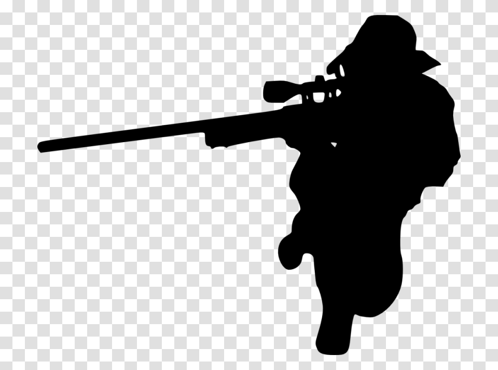 Sniper Silhouette Bg, Person, Human, Gun, Weapon Transparent Png