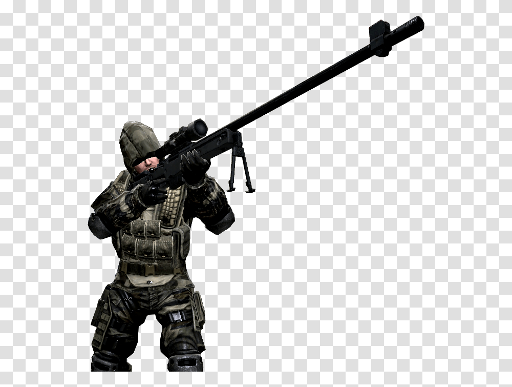 Sniper Sniper, Person, Human, Gun, Weapon Transparent Png