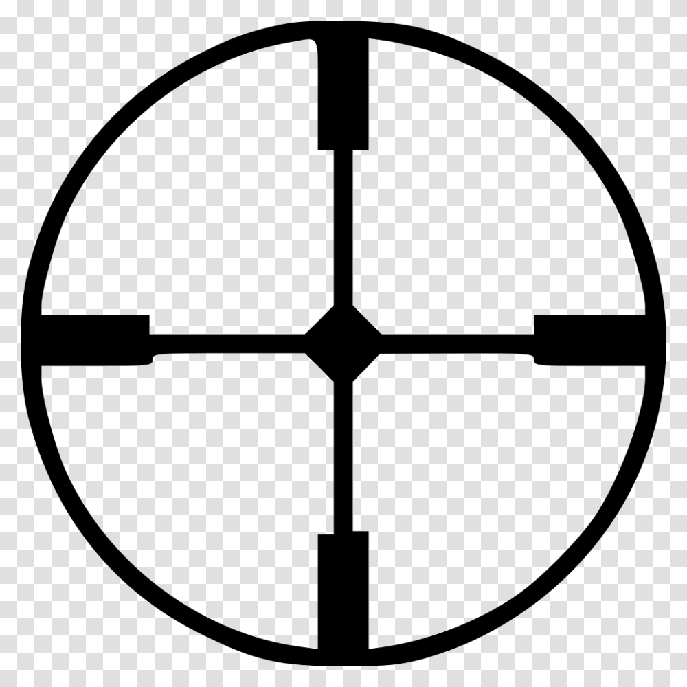 Sniper Target Snipe Icon, Stencil, Pattern Transparent Png