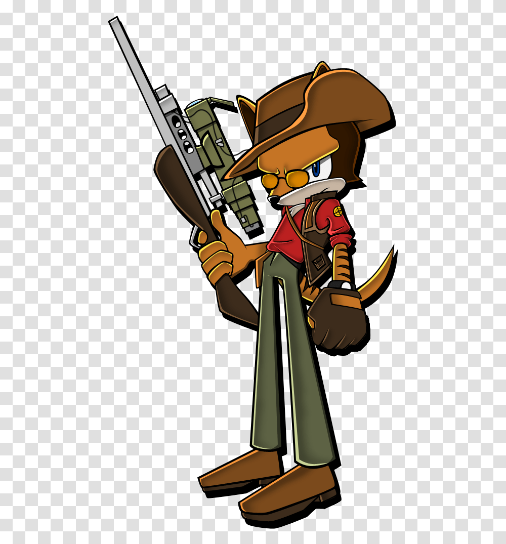 Sniper The Thylacine By Sillyewe Sniper, Person, Human, People, Sport Transparent Png