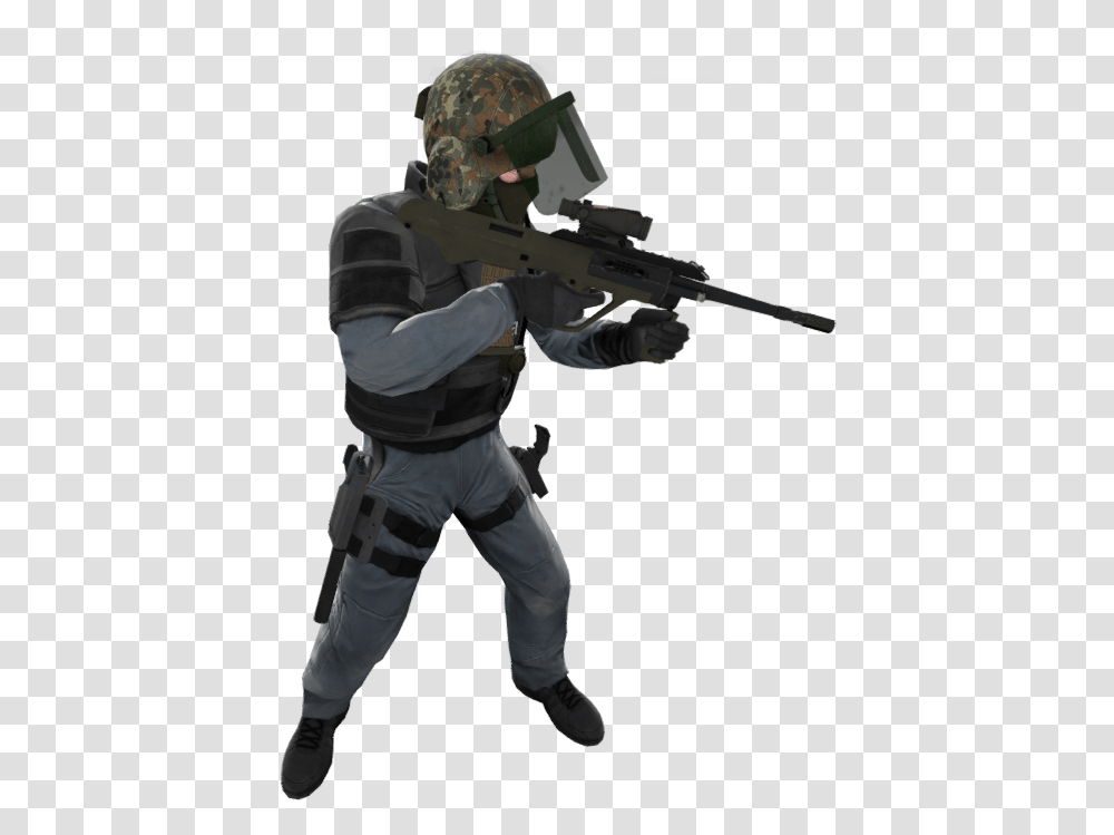 Sniper, Weapon, Gun, Person, Military Uniform Transparent Png
