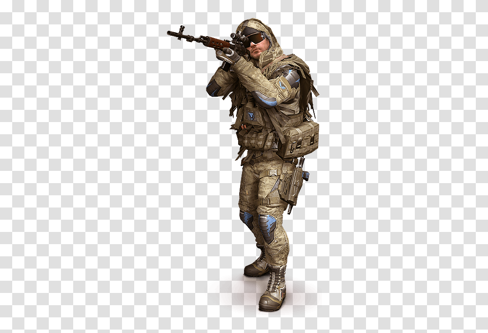 Sniper, Weapon, Person, Human, Astronaut Transparent Png