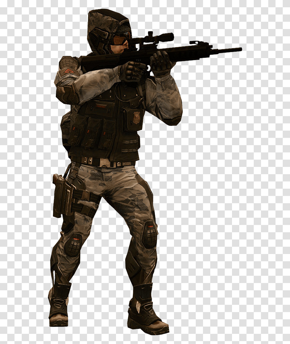 Sniper, Weapon, Person, Human, Counter Strike Transparent Png