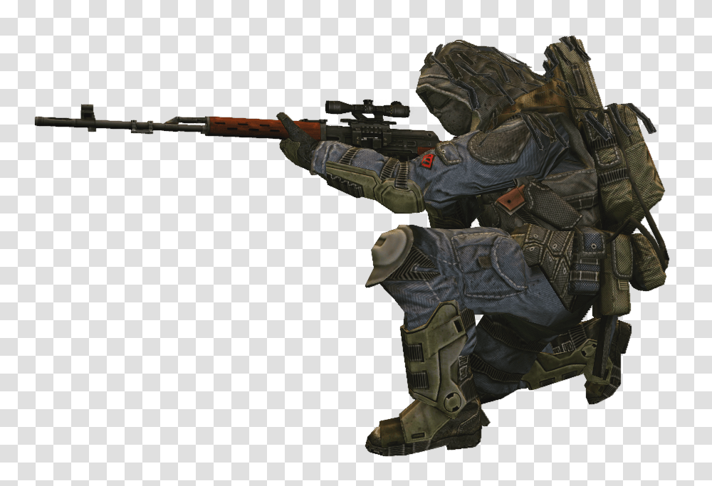 Sniper, Weapon, Person, Human, Gun Transparent Png