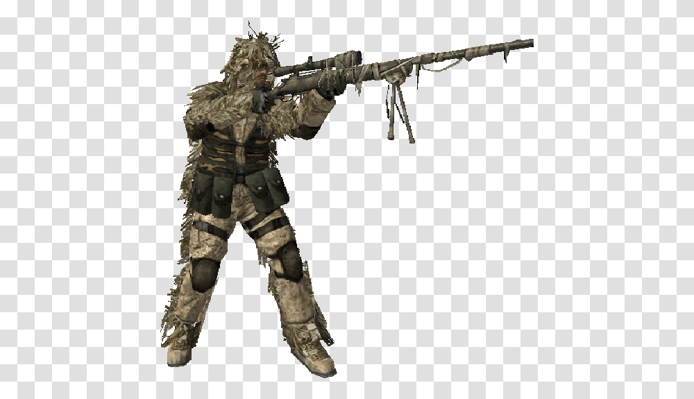 Sniper, Weapon, Person, Human, Military Transparent Png