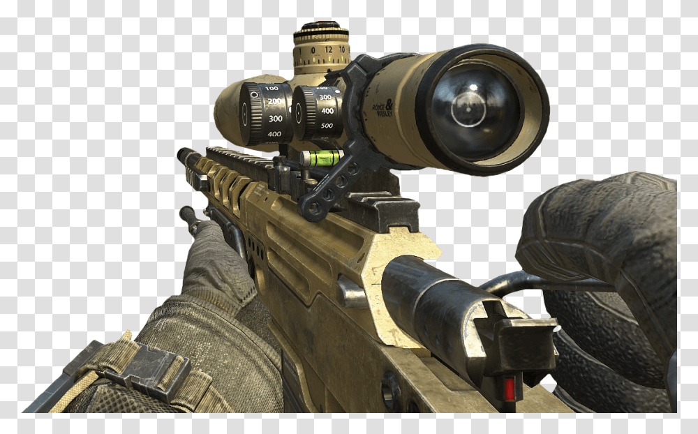 Sniper, Weapon, Weaponry, Person, Cannon Transparent Png
