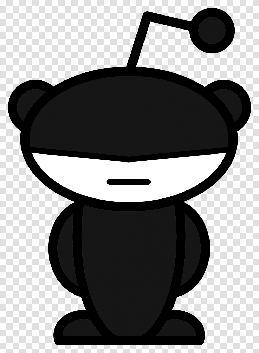 Snoo Reddit Clipart Reddit Question Mark, Lamp, Stencil, Silhouette, Label Transparent Png