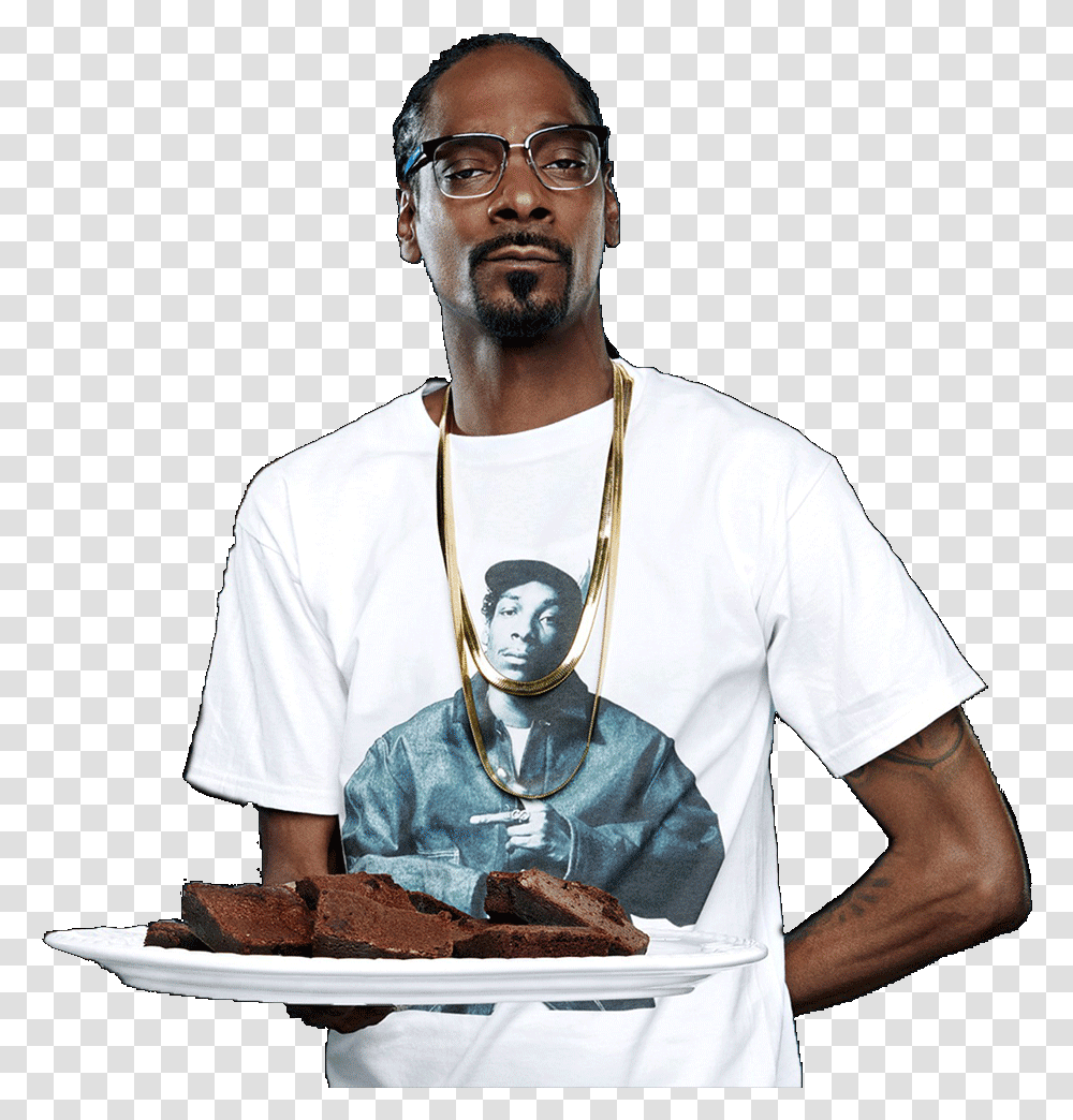 Snoop Dogg Holding Cookies Snoop And Martha Show, Person, Human, Apparel Transparent Png