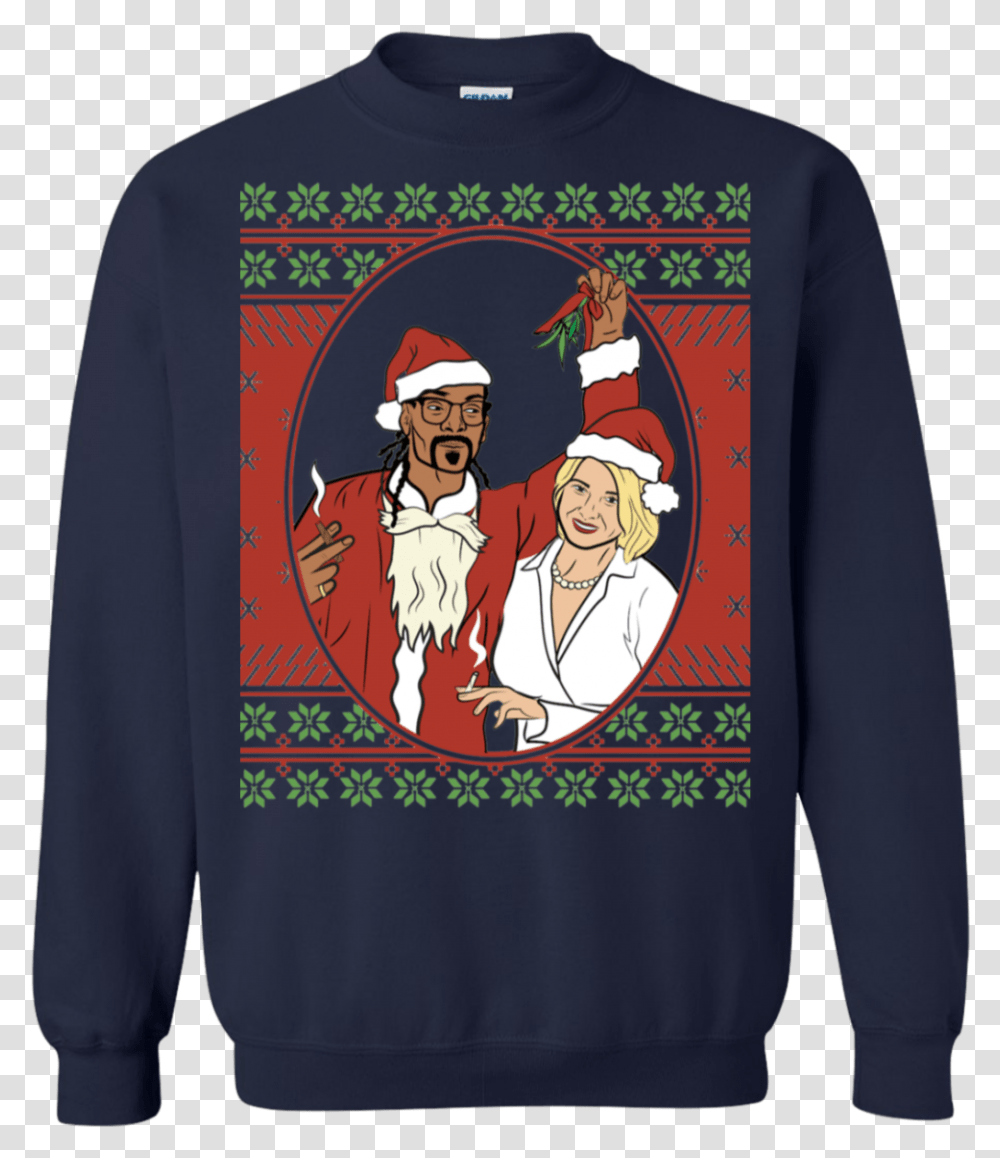 Snoop Dogg Twas The Nizzle Before Christmizzle Shirt Sweater, Sleeve, Apparel, Long Sleeve Transparent Png