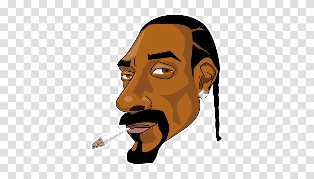 Snoop Stickers Set For Telegram, Label, Eating, Food Transparent Png