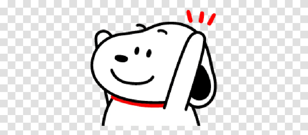 Snoopy 2 Whatsapp Stickers Stickers Cloud Happy, Giant Panda, Outdoors, Art, Text Transparent Png