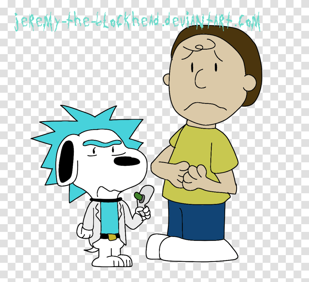 Snoopy And Charlie Brown As Rick And Morty, Advertisement, Poster, Flyer, Paper Transparent Png