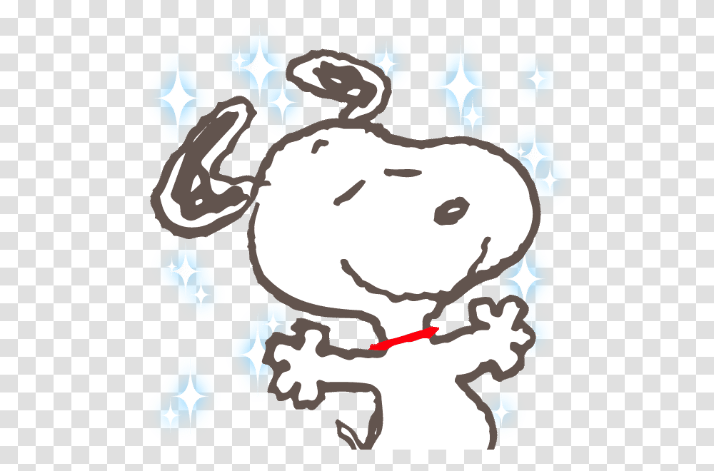 Snoopy Black And White, Animal, Mammal, Seed, Grain Transparent Png