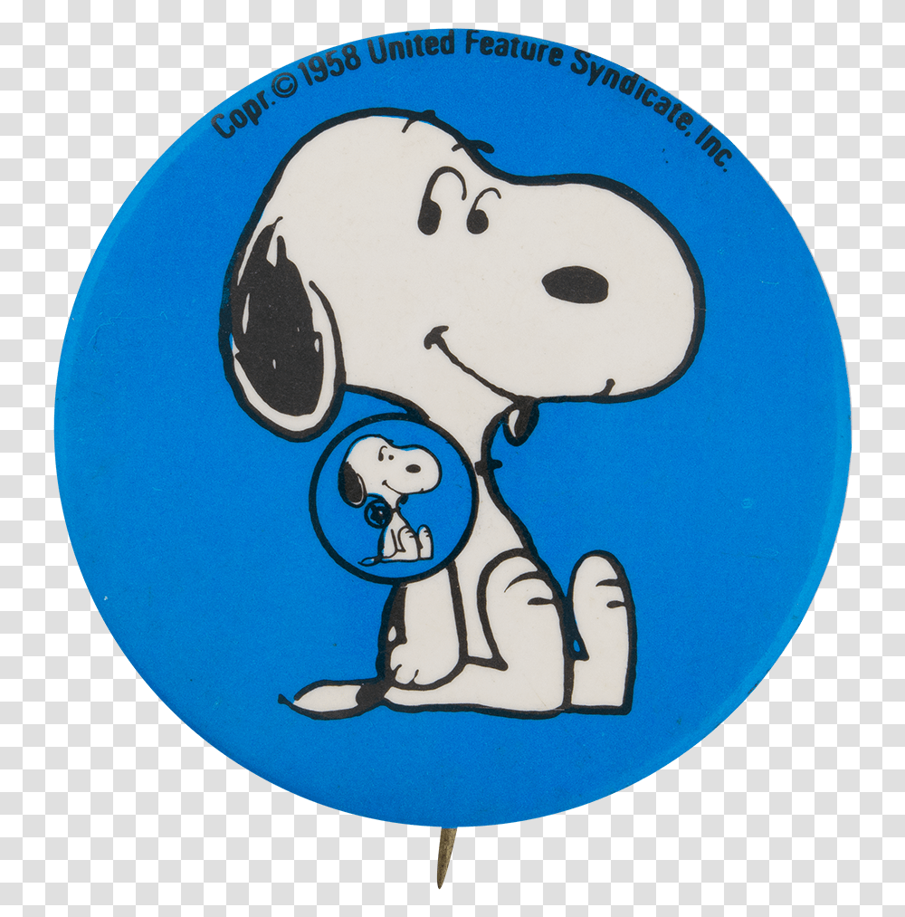 Snoopy Blue Button Self Referential Button Museum Snoopy Button, Label, Sticker, Mammal Transparent Png
