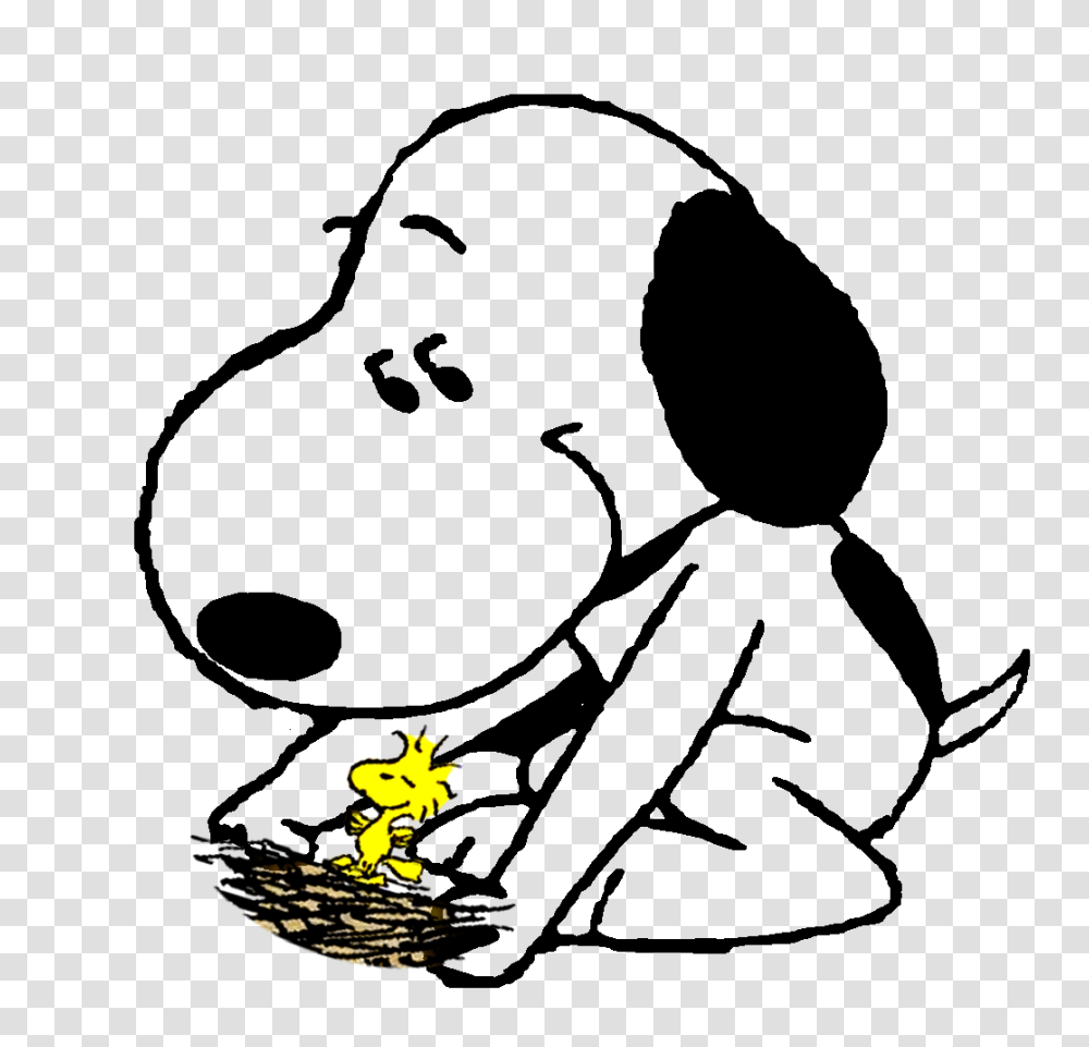 Snoopy, Character, Eating, Food, Silhouette Transparent Png