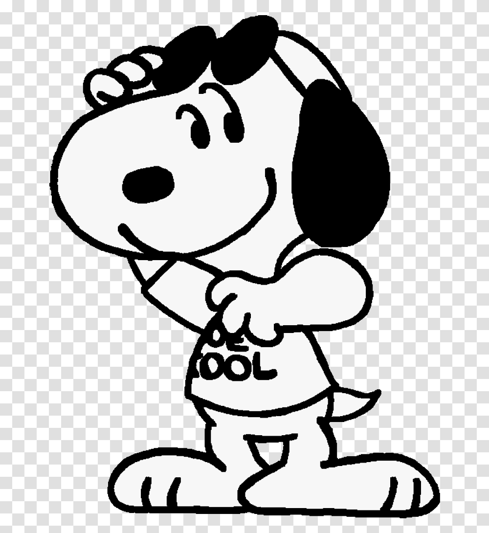 Snoopy, Character, Stencil, Drawing Transparent Png