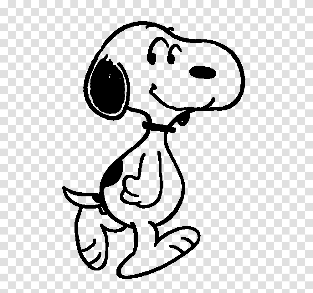 Snoopy, Character, Stencil, Rattle, Drawing Transparent Png