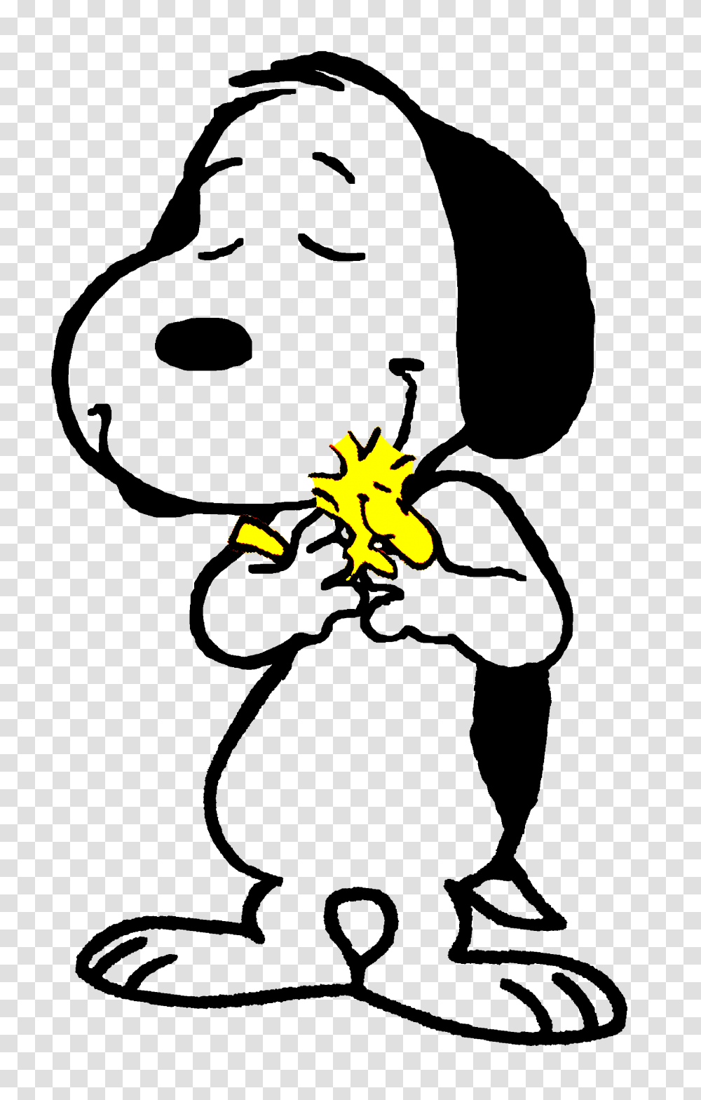 Snoopy, Character, Stencil, Silhouette, Smelling Transparent Png