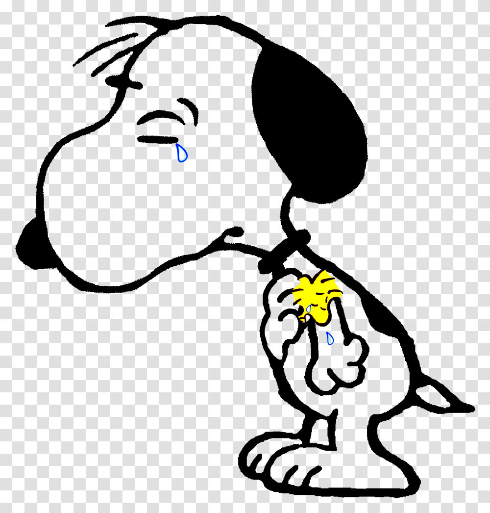 Snoopy Clipart Crying Snoopy, Star Symbol, Pac Man Transparent Png
